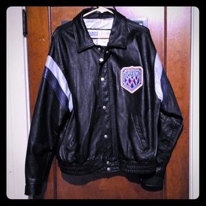 1991 25th Anaversy Giants Superbowl Sheep Leather